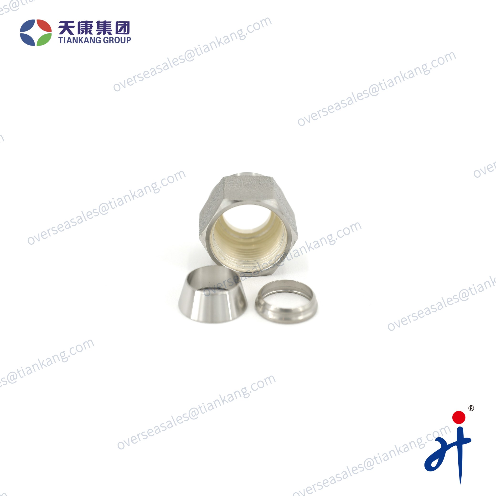 Tiankang Hongji Stainless Steel Nut-Ferrule Sets Tube Fittings - tiankanginternational