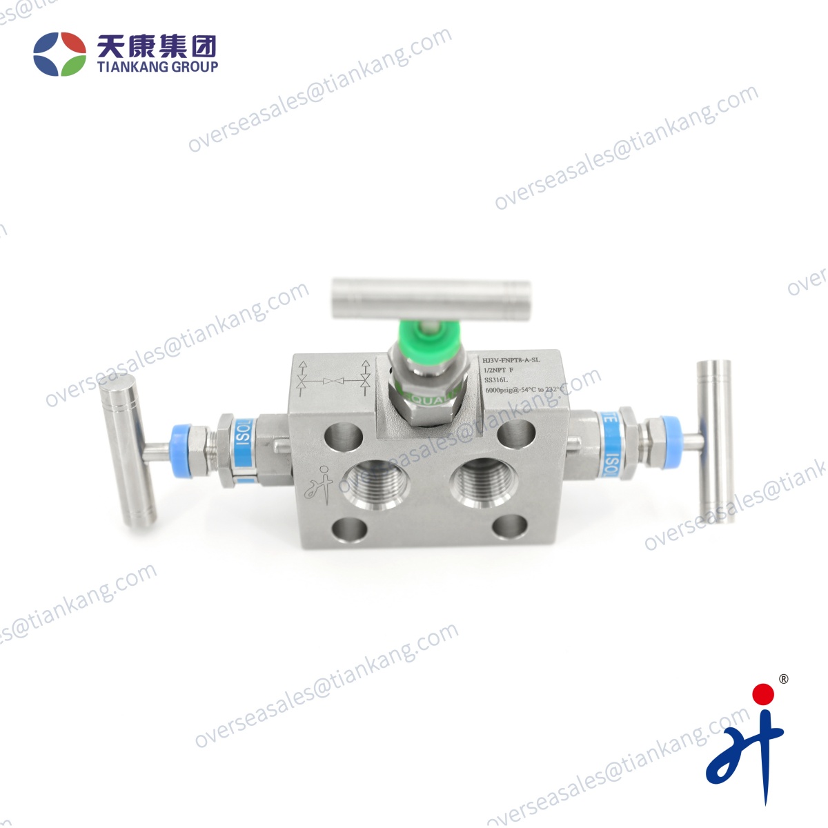 TianKang HongJi Integral Three Valve Manifold - tiankanginternational