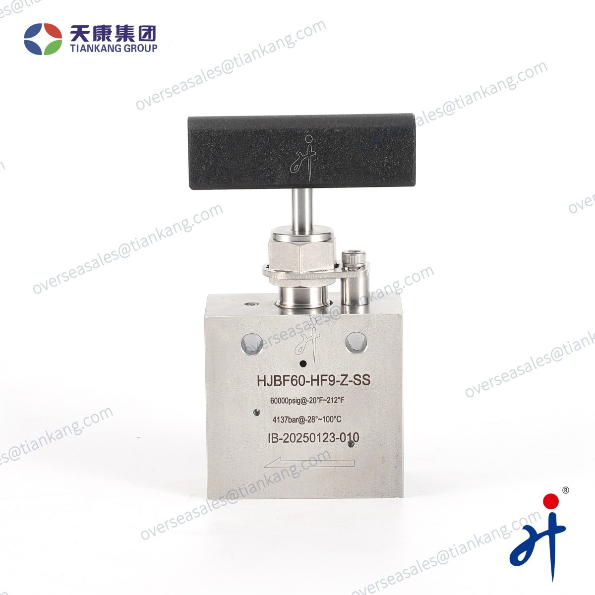 TianKang HongJi High Pressure Needle Valve 60,000psi - tiankanginternational