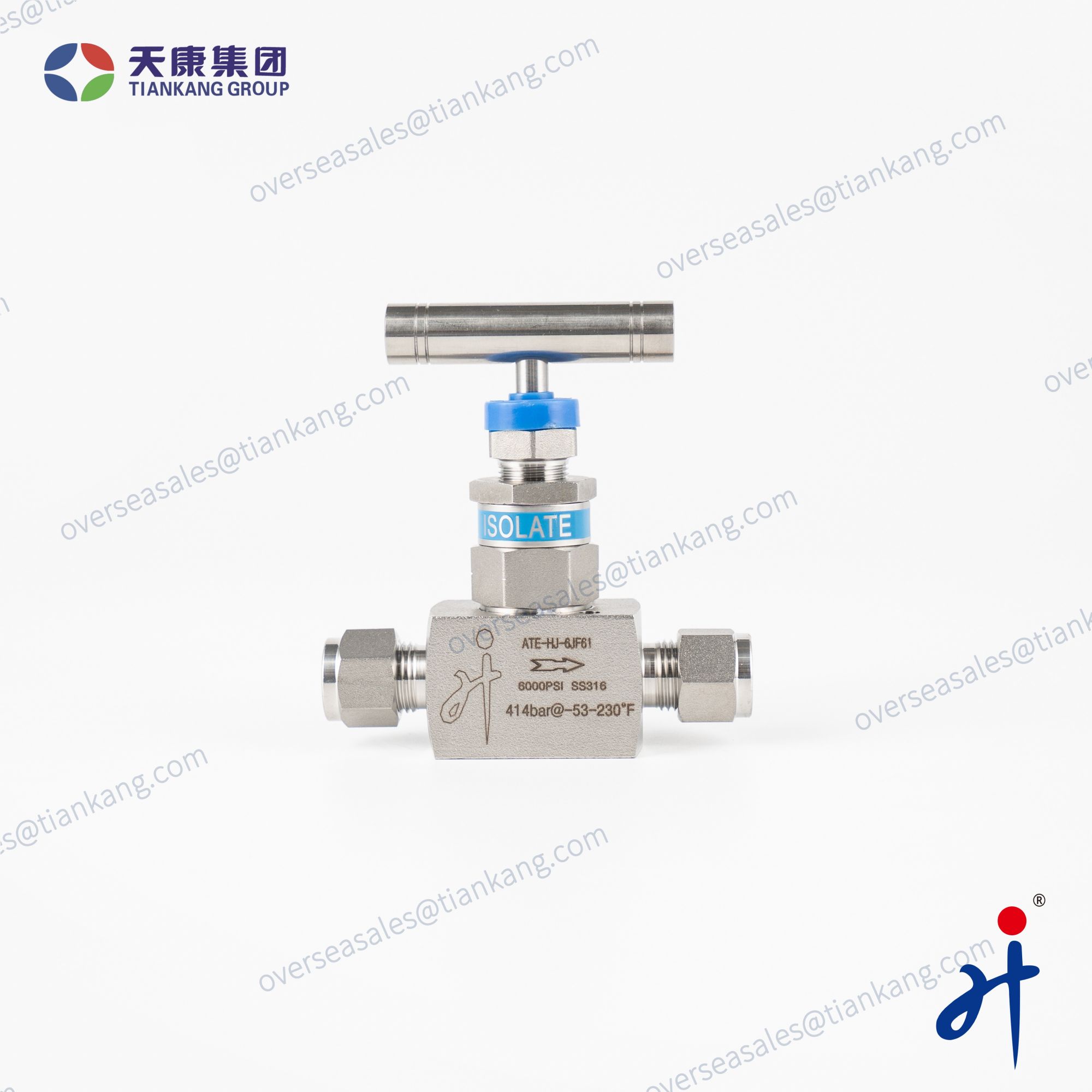 Tiankang Hongji Screwed Bonnet Needle Valves-Dual Ferrule Types - tiankanginternational