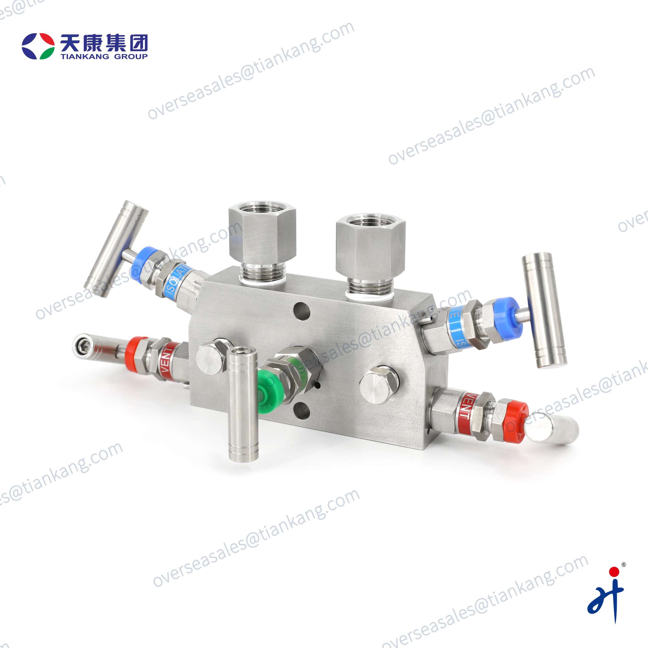 TianKang HongJi Coplanar Five Valve Manifold (For Differential Pressure Gauge) - tiankanginternational